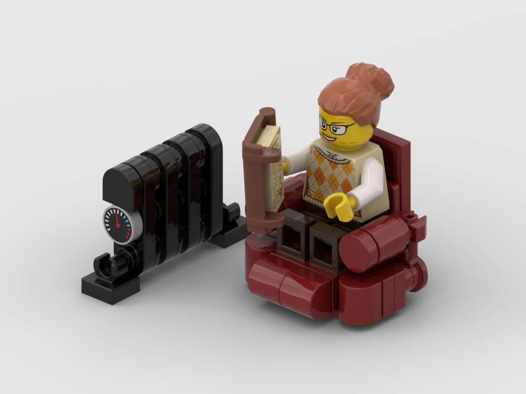 Reading Chair & Radiator – Free Building MOC Instructions
