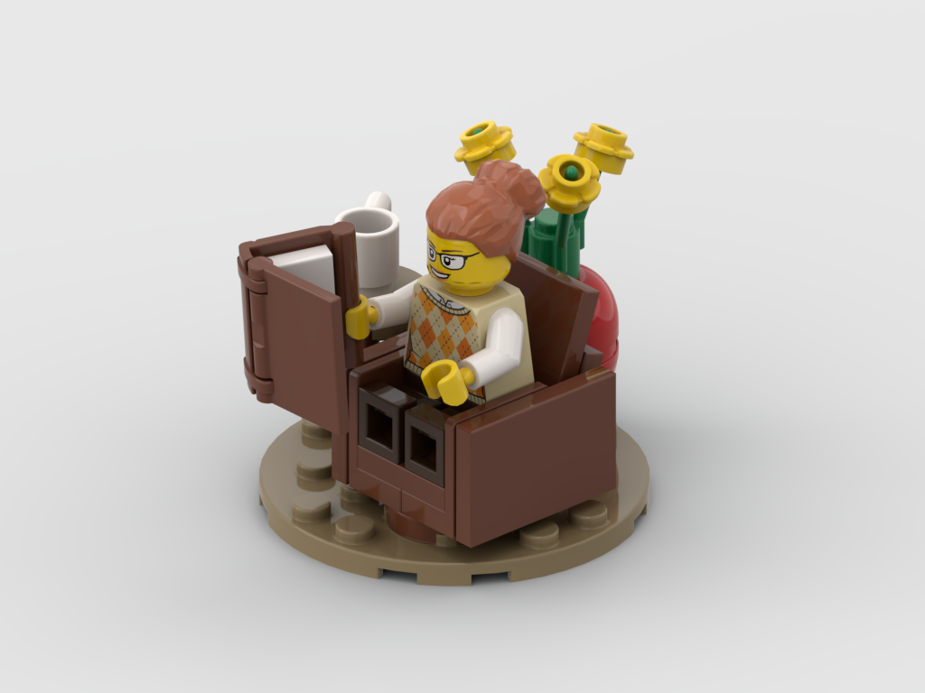 Reading Chair Build – Free Building MOC Instructions