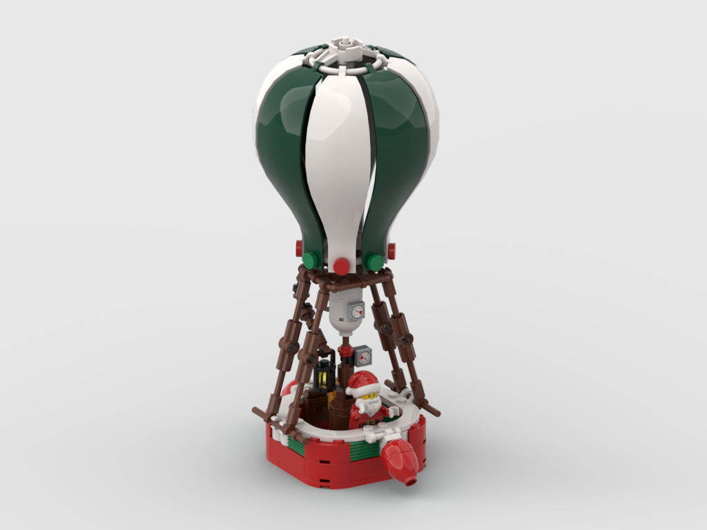 Santa Air Balloon – Free MOC Instructions