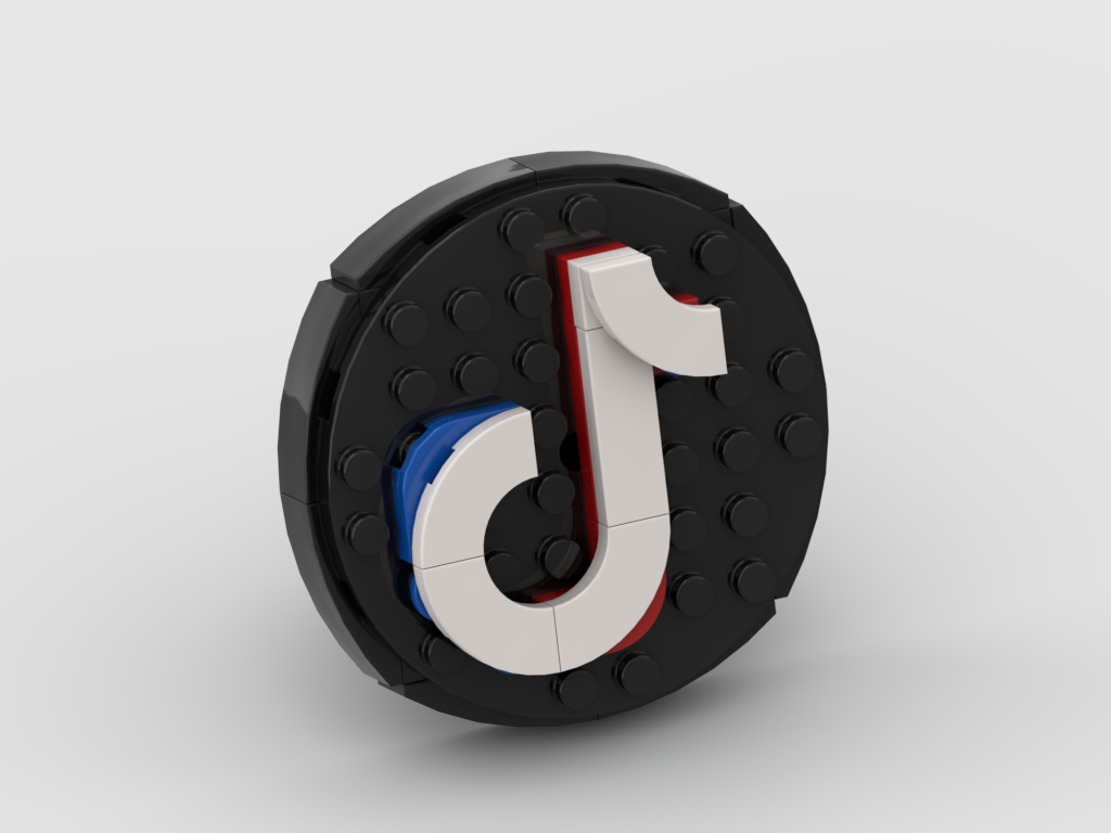 TikTok Logo – Free MOC Building Instructions