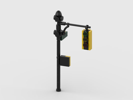 Traffic Light Pole – Free MOC Building Instructions