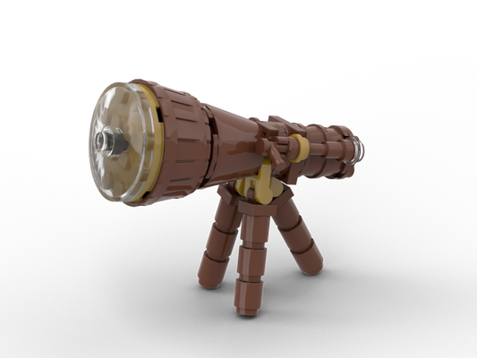 How to build LEGO wooden telescope