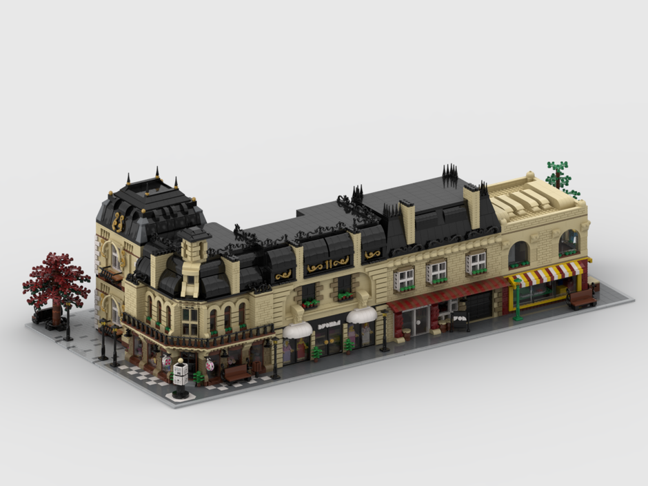 Modular Building LEGO MOC instruction – How to build it
