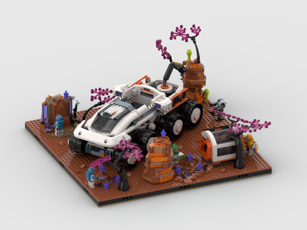 MOC - Display for set 60432 - Command Rover and Crane Loader