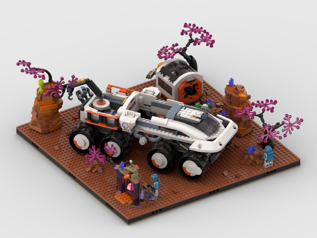 MOC - Display for set 60432 - Command Rover and Crane Loader