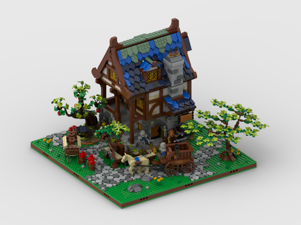 MOC - Display for set 21325 Medieval Blacksmith