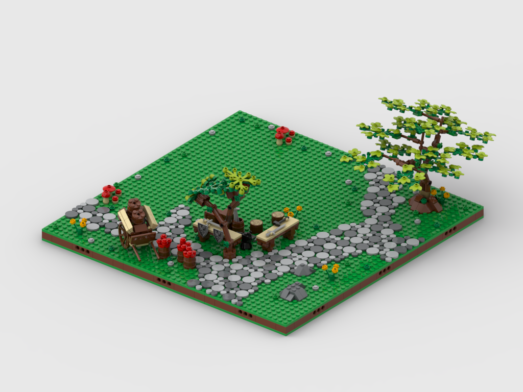 MOC - Display for set 21325 Medieval Blacksmith