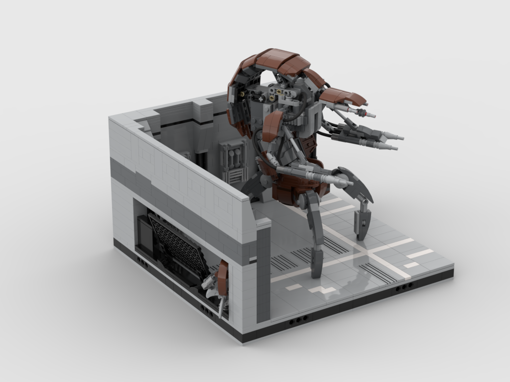 MOC - Display for set 75381 - Droideka