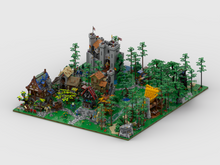 Load image into Gallery viewer, MOC - Medieval Diorama - Display for sets: 10305, 40567, 40601, 21325, 10332, 43242
