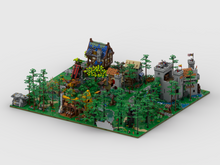 Load image into Gallery viewer, MOC - Medieval Diorama - Display for sets: 10305, 40567, 40601, 21325, 10332, 43242
