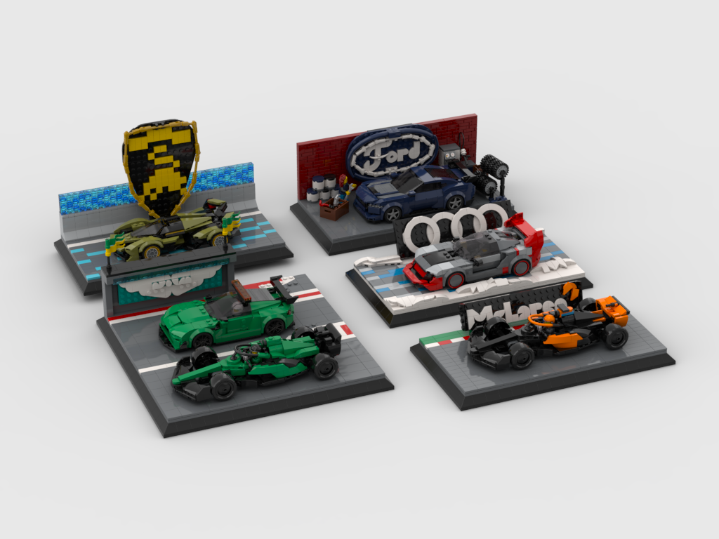 MOC - Speed Champions Display pack