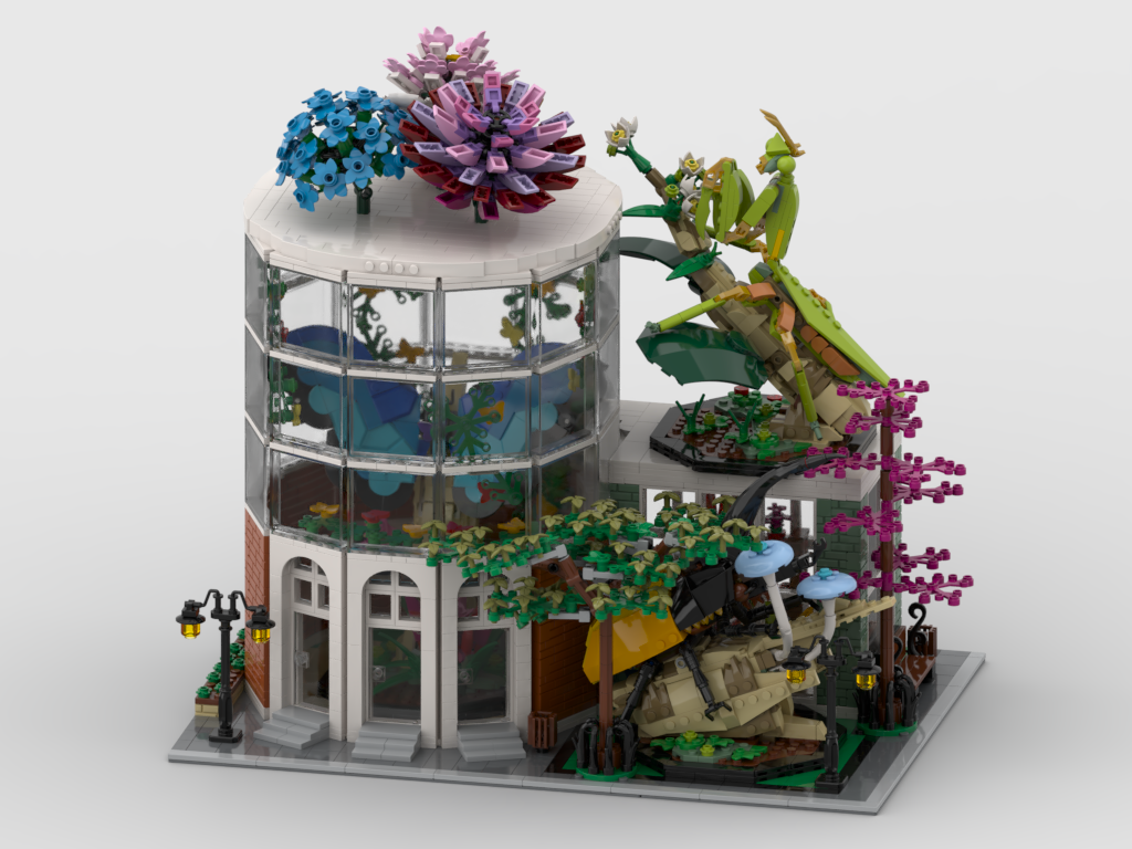 MOC - Modular Botanical Museum + Display for set 21342 The Insect Collection