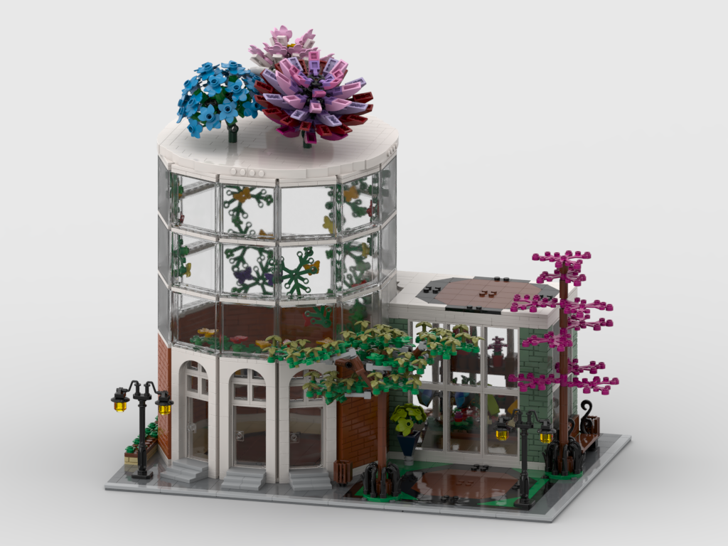 MOC - Modular Botanical Museum + Display for set 21342 The Insect Collection