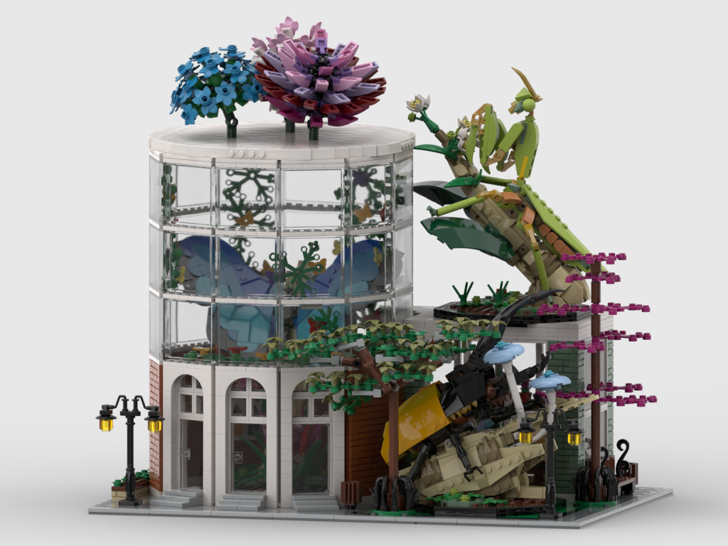 MOC - Modular Botanical Museum + Display for set 21342 The Insect Collection