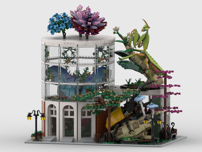 MOC - Modular Botanical Museum + Display for set 21342 The Insect Collection