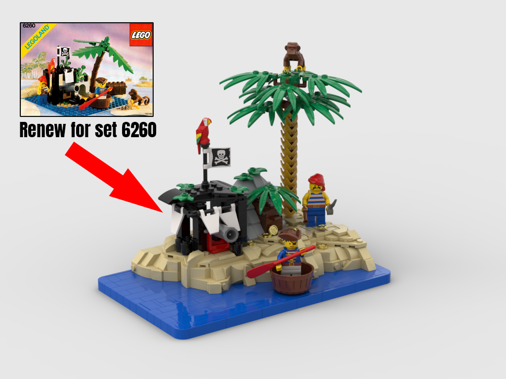 MOC - Renew for set 6260 Shipwreck Island