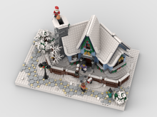 Load image into Gallery viewer, MOC - Winter Village - Display for set 10293 Santa&#39;s Visit
