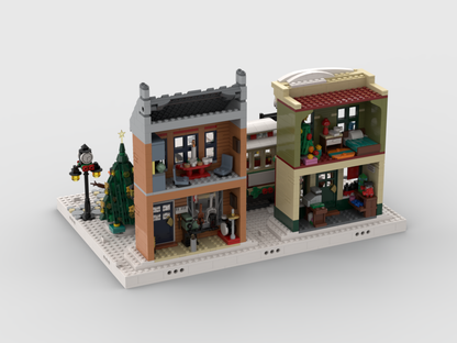 MOC - Winter Village - Display for set 10308 Holiday Main Street