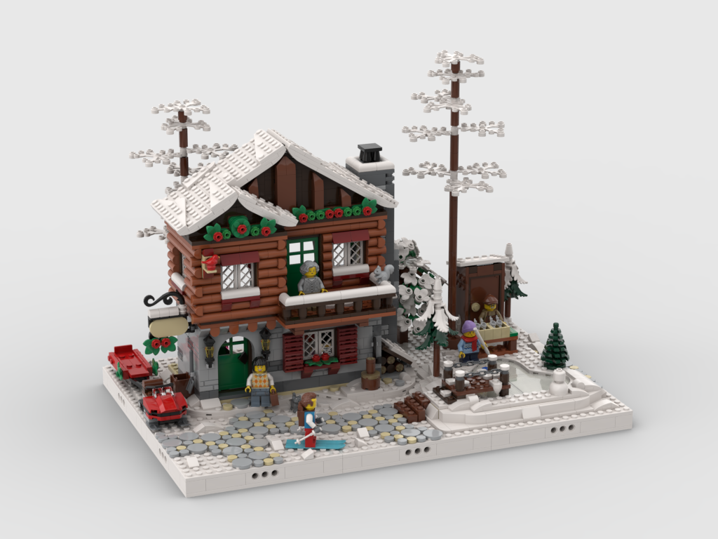 MOC - Winter Village - Display for set 10325 - Alpine Lodge