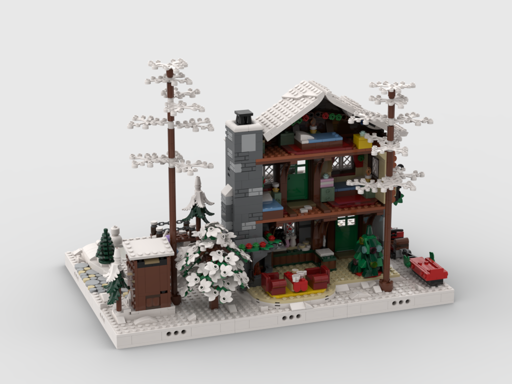 MOC - Winter Village - Display for set 10325 - Alpine Lodge