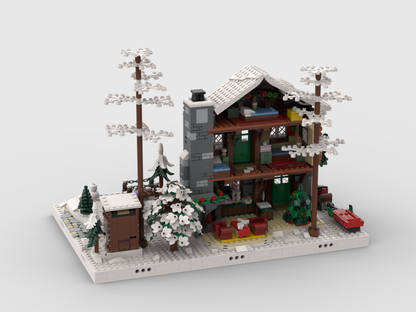 MOC - Winter Village - Display for set 10325 - Alpine Lodge