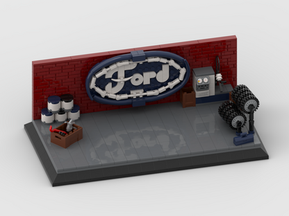 MOC - Display for set 76920 - Ford Mustang Dark Horse Sports Car