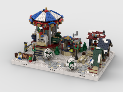 MOC - Winter Village - Display for set 10235 - Winter Village Market