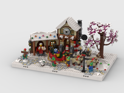 MOC - Winter Village - Display for set 10245 - Santa's Workshop