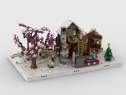 MOC - Winter Village - Display for set 10245 - Santa's Workshop