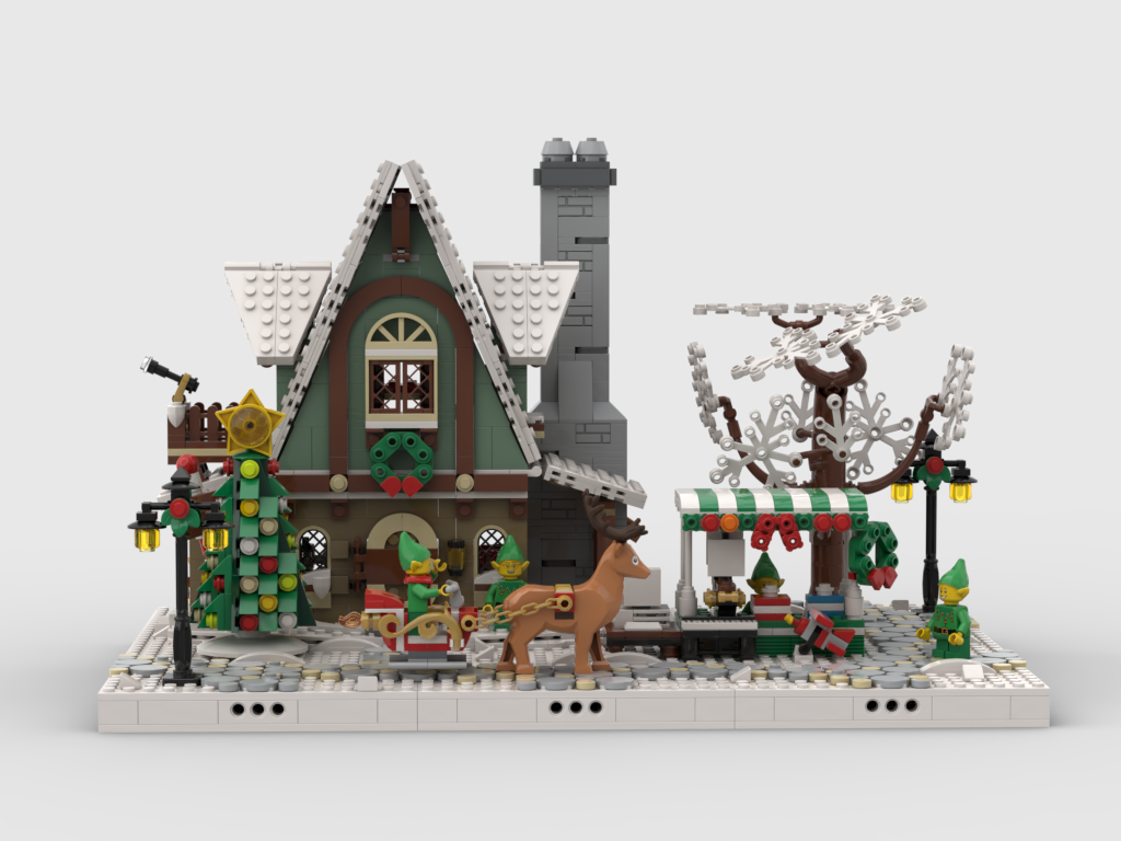 MOC - Winter Village - Display for set 10275 - Elf Club House