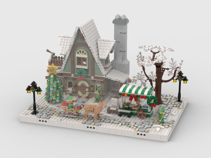 MOC - Winter Village - Display for set 10275 - Elf Club House