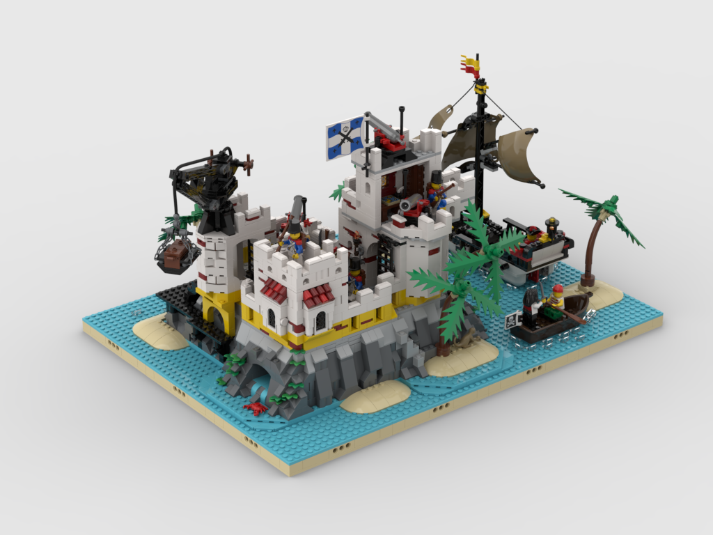 MOC - Pirates Diorama - Display for set 10320 - Eldorado Fortress