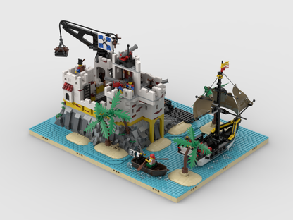 MOC - Pirates Diorama - Display for set 10320 - Eldorado Fortress