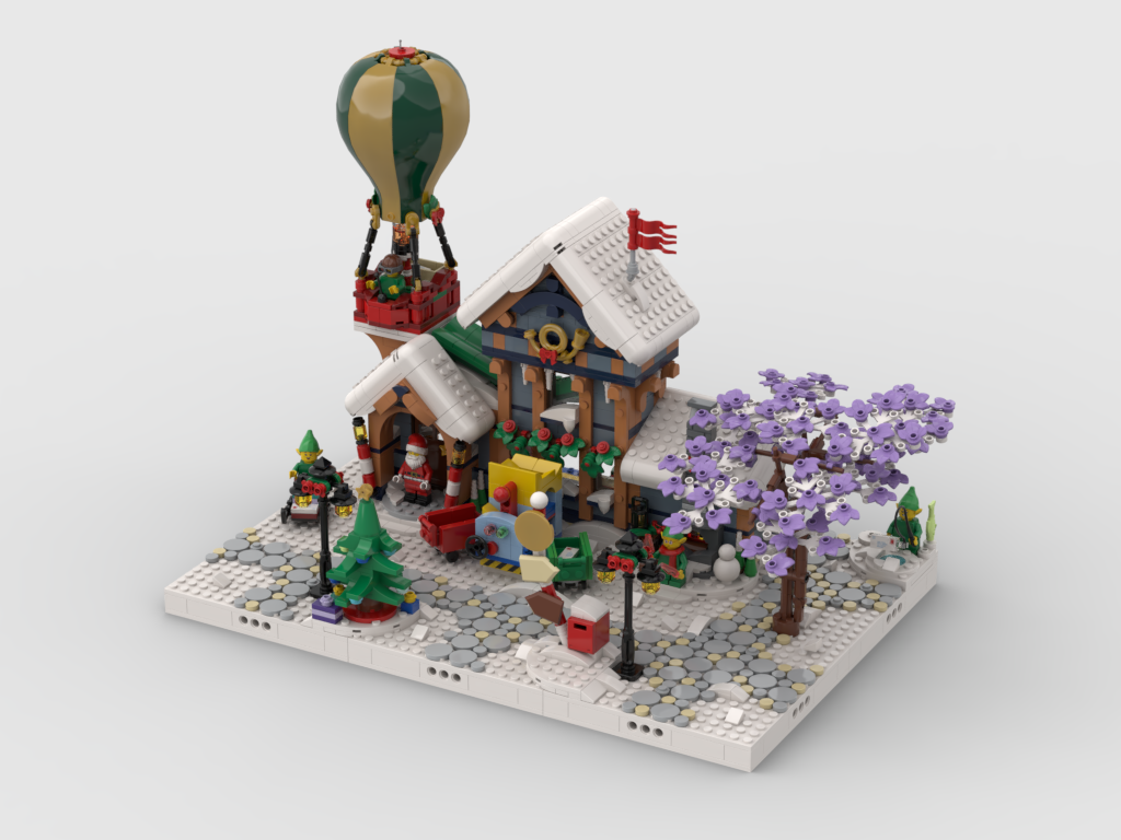 MOC - Winter Village - Display for set 10339 - Santa's Post Office