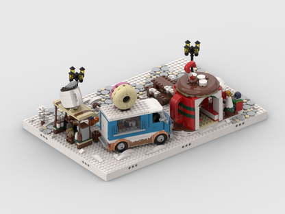 MOC - Winter Village - Display for set 40776 + 60452- Winter Festive