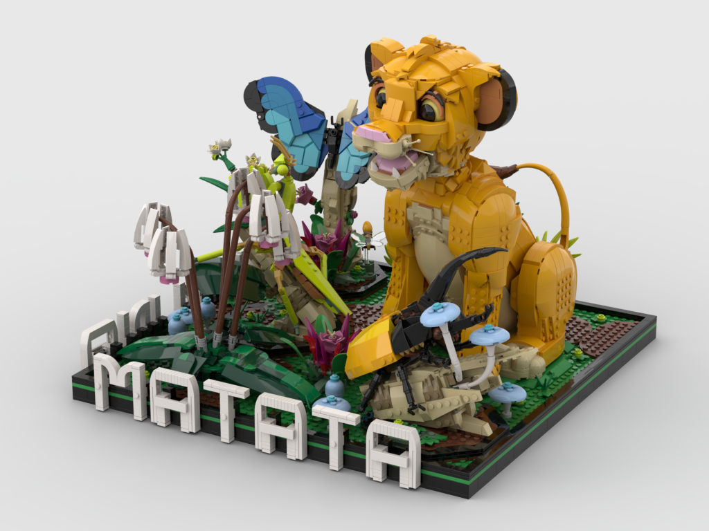 MOC - Hakuna Matata - Display for set 43247 + 21342