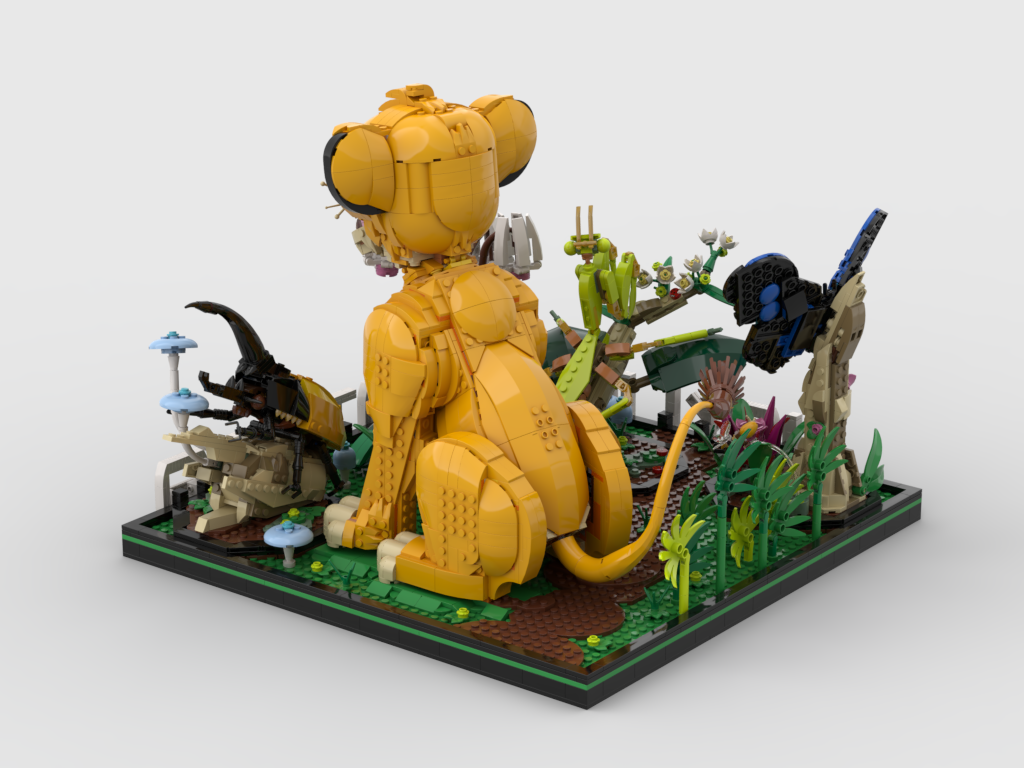 MOC - Hakuna Matata - Display for set 43247 + 21342