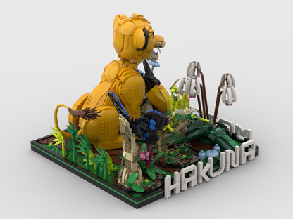 MOC - Hakuna Matata - Display for set 43247 + 21342