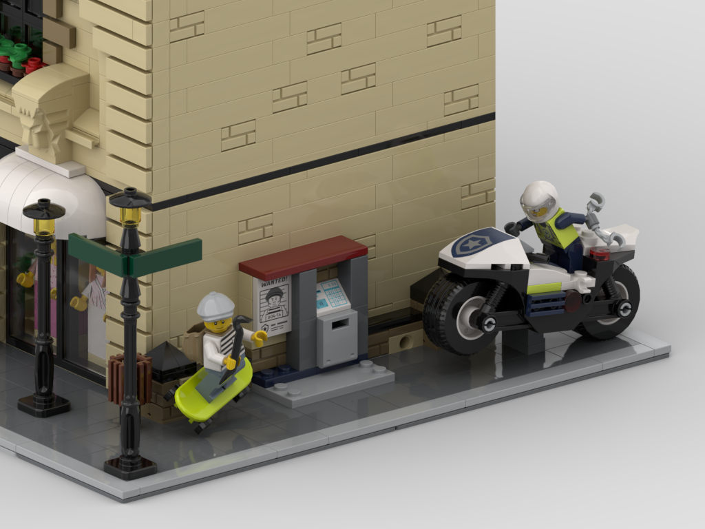 MOC - Modular Display for set 60455 - Turn every modular model into a corner
