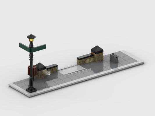 MOC - Modular Display for set 60455 - Turn every modular model into a corner