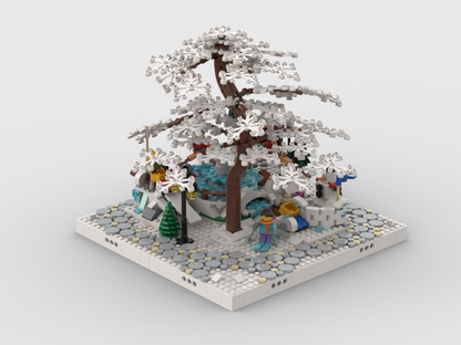 MOC - Winter Village - Display for sets 40424 + 40416