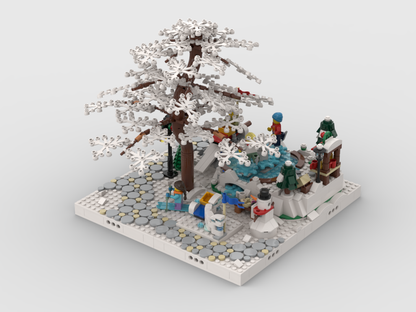 MOC - Winter Village - Display for sets 40424 + 40416