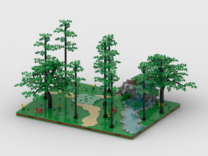 MOC - Display for set 40567 - Forest Hideout