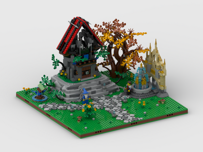 MOC - The majisto’s square display for set 40601 majisto’s magical workshop