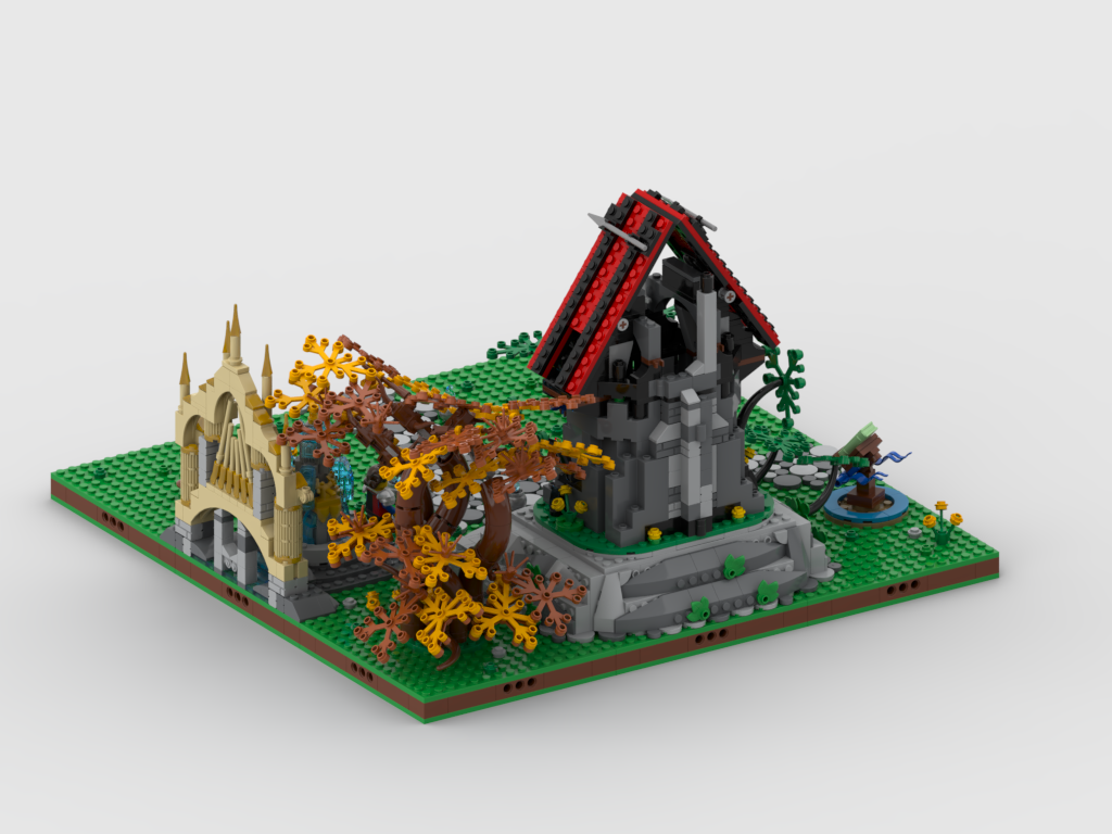 MOC - The majisto’s square display for set 40601 majisto’s magical workshop