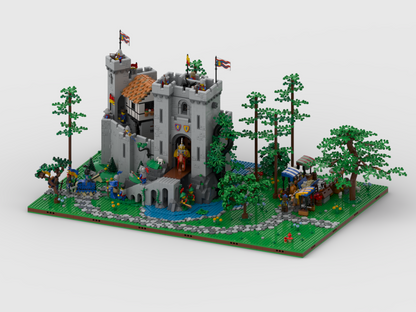 MOC - Display for set 10305 Lion Knights' Castle