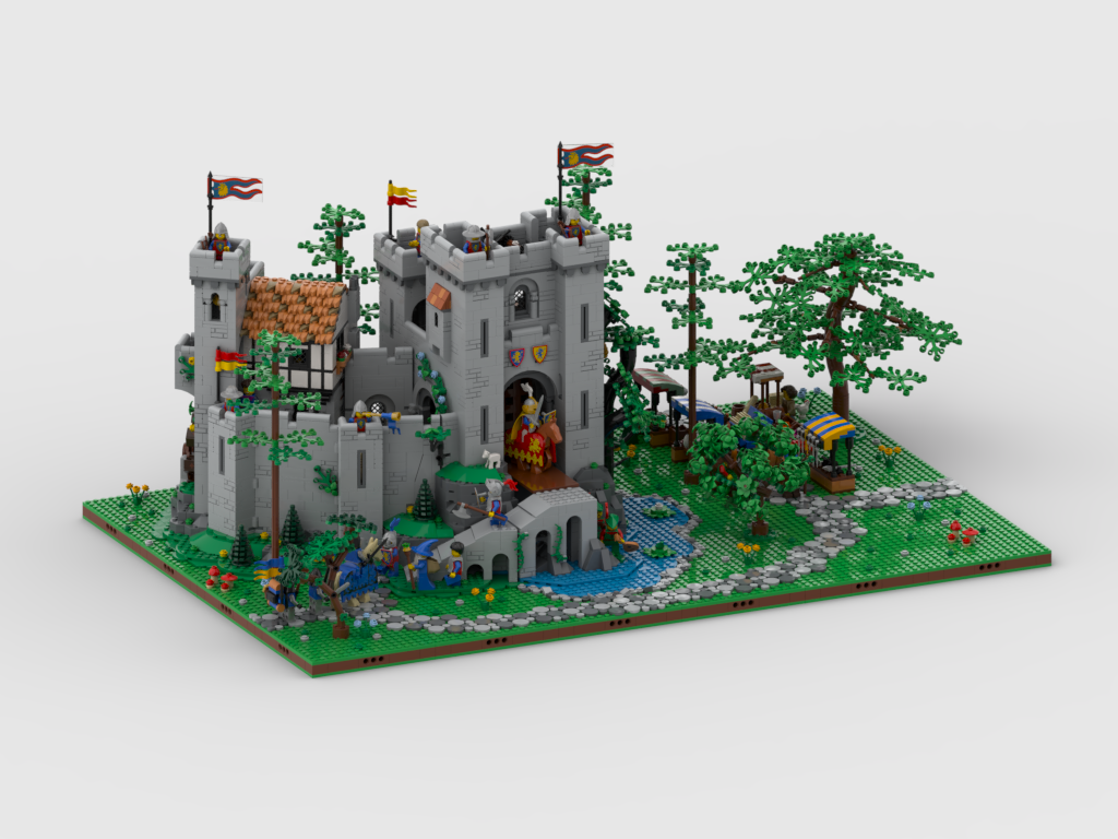 MOC - Display for set 10305 Lion Knights' Castle