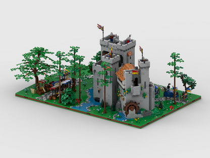 MOC - Display for set 10305 Lion Knights' Castle