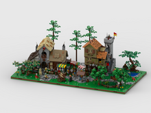 Load image into Gallery viewer, MOC - Medieval Town Diorama - display for set 10332 medieval town square
