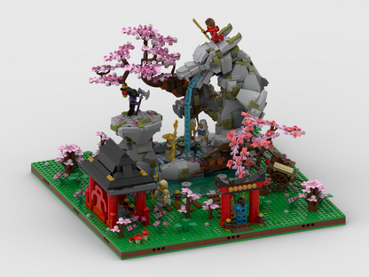 MOC - Display for set 71819 - Dragon Stone Shrine